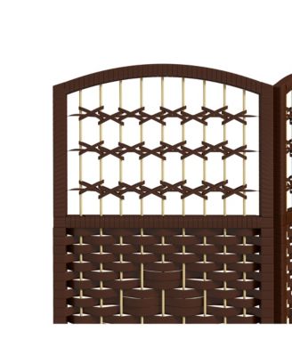 6 Panel Room Divider, Folding Screen, 5.6',