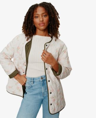 Women's Reversible Snap-Front Quilted Jacket