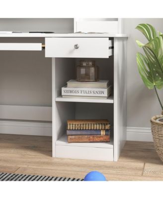 Kids Desk and Chair Set for 5-8 Year Old with Storage,