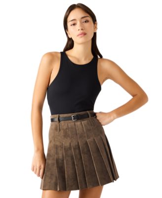 Women's Roller, Double Square Buckle Python 3-Pc Textured Belt