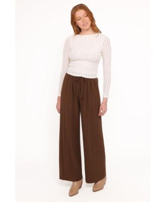 Women's Davis Pleated Knit Pant