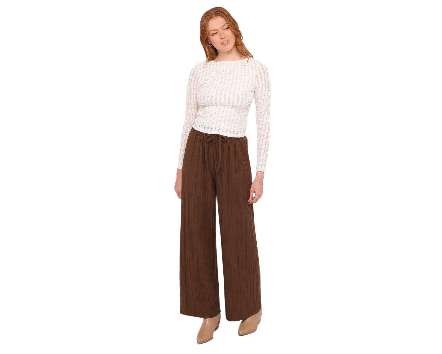 Women's Davis Pleated Knit Pant