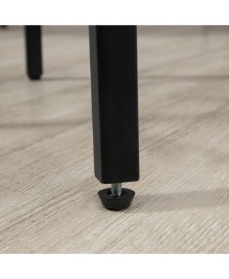 5-Piece Bar Table and Chairs Set, Space Saving Dining Table & 4 Stools