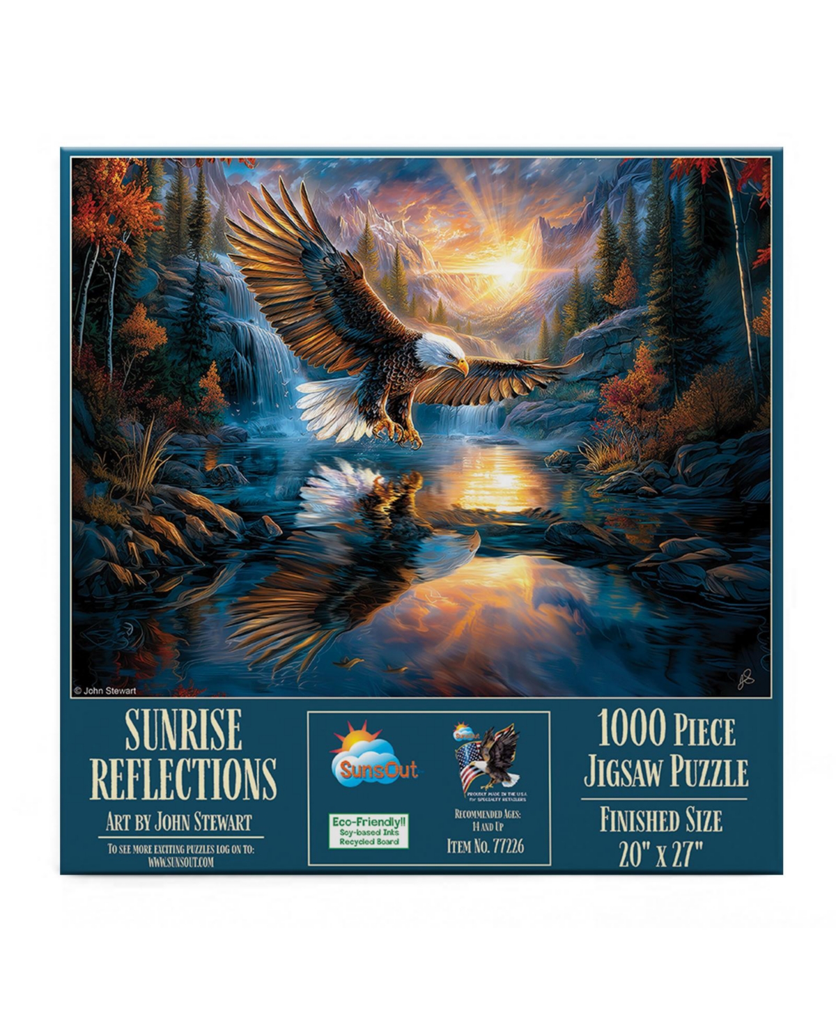 Sunrise Reflections 1000 piece Jigsaw Puzzle for Adults