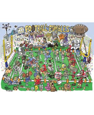 Football Fumbles 1000 piece Jigsaw Puzzle for Adults