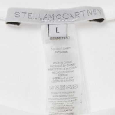 Women's White Logo Band Jersey T-Shirt