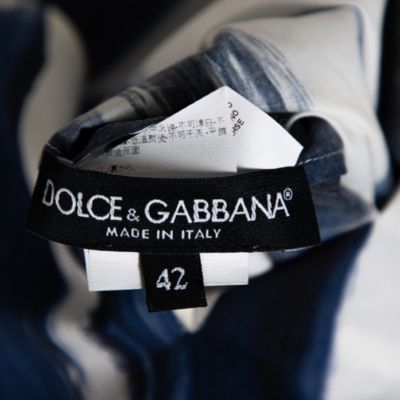 Women's f Cotton Brushstroke Print Short Sleeve Tunic Top