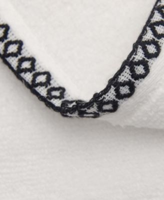 Quick-Dry Cotton Decorative Border 6 Piece Towel Set