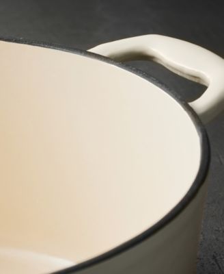 Cast Iron 6.5-Quart Round Dutch Oven Pot with Lid