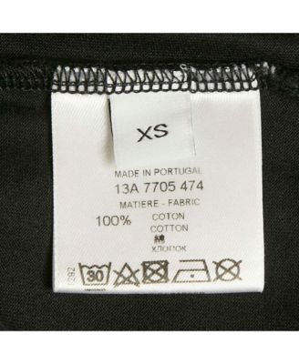 Women's Black Logo Print Cotton Oversized T-Shirt