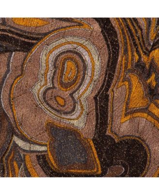 Women's Multicolor Lurex Knit Bead Embellished Tunic