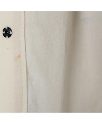 Women's Ecru Voile Button Front Rivera Shift Dress