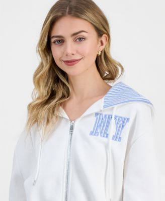 Juniors' Zip Up With Inner Beauty Sweatshirt