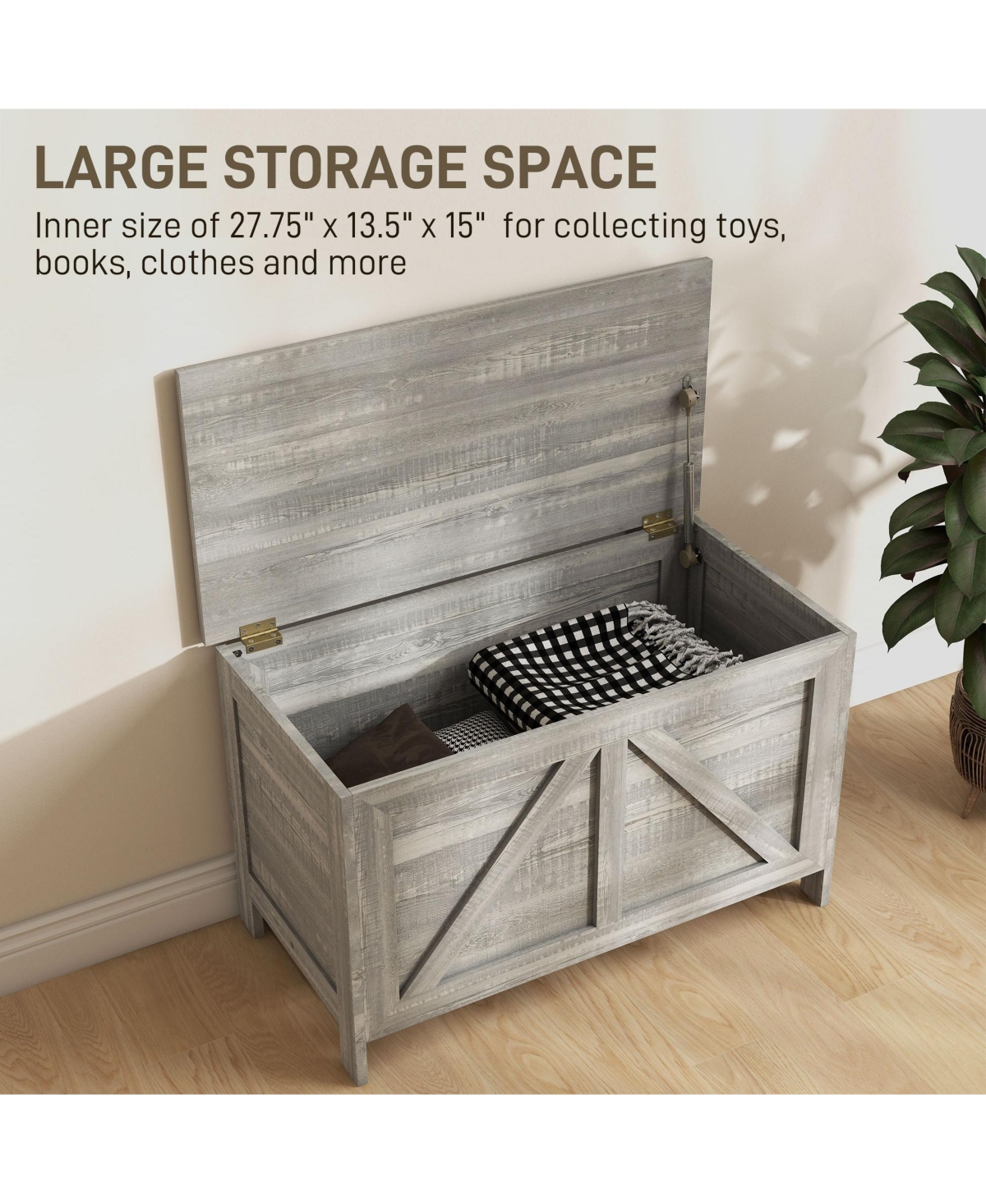 Slickblue Space-Saving Shoe Cabinet with Doors for Small Hallway