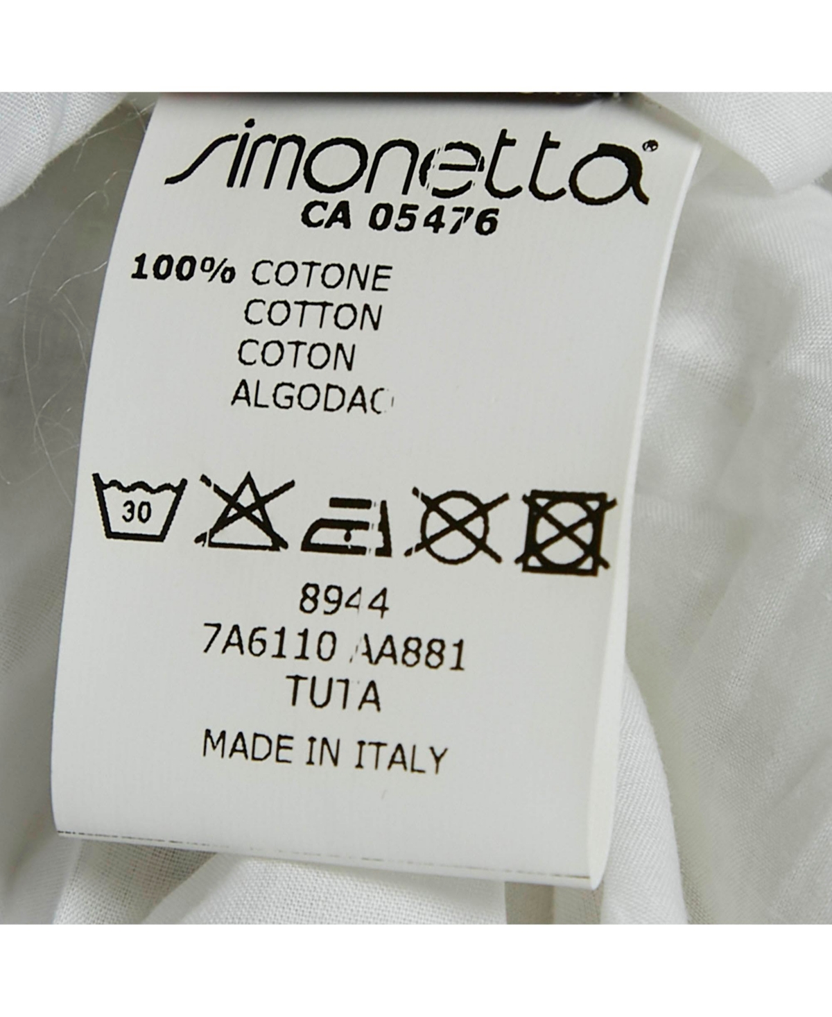 Pre-Owned Roberto Cavalli Women's White Floral Print Cotton Smock Detail Jumpsuit