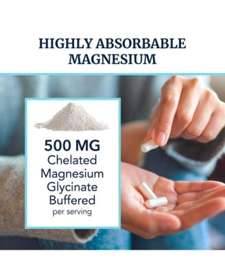 Magnesium Bisglycinate (500mg) Capsules, 120ct