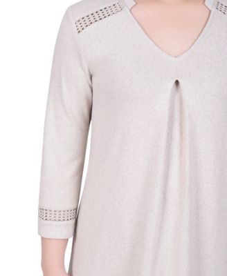 Women's 3/4 Sleeve Swing Tunic Top