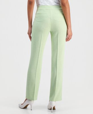 Women's Lily Melange Crepe Straight Leg Pants