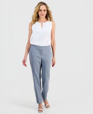 Women's Plaid Ava Straight Leg Pant