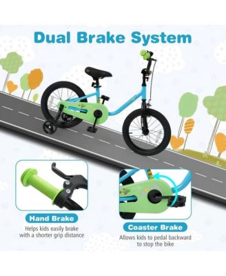 16 Inch Kids Bike with Training Wheels for Ages 3–7
