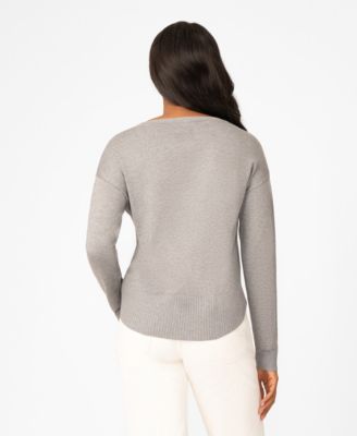 Women's Round Hem Pull-On Sweater