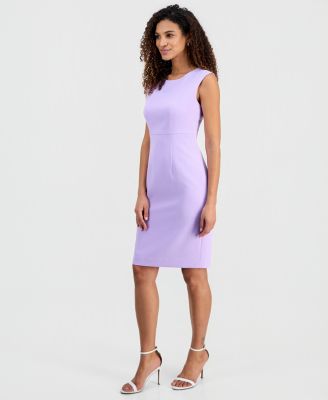 Women's Stretch Crepe Sheath Dress