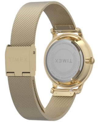 Women's Quartz Analog Gold-Tone Stainless Steel Watch, 31mm