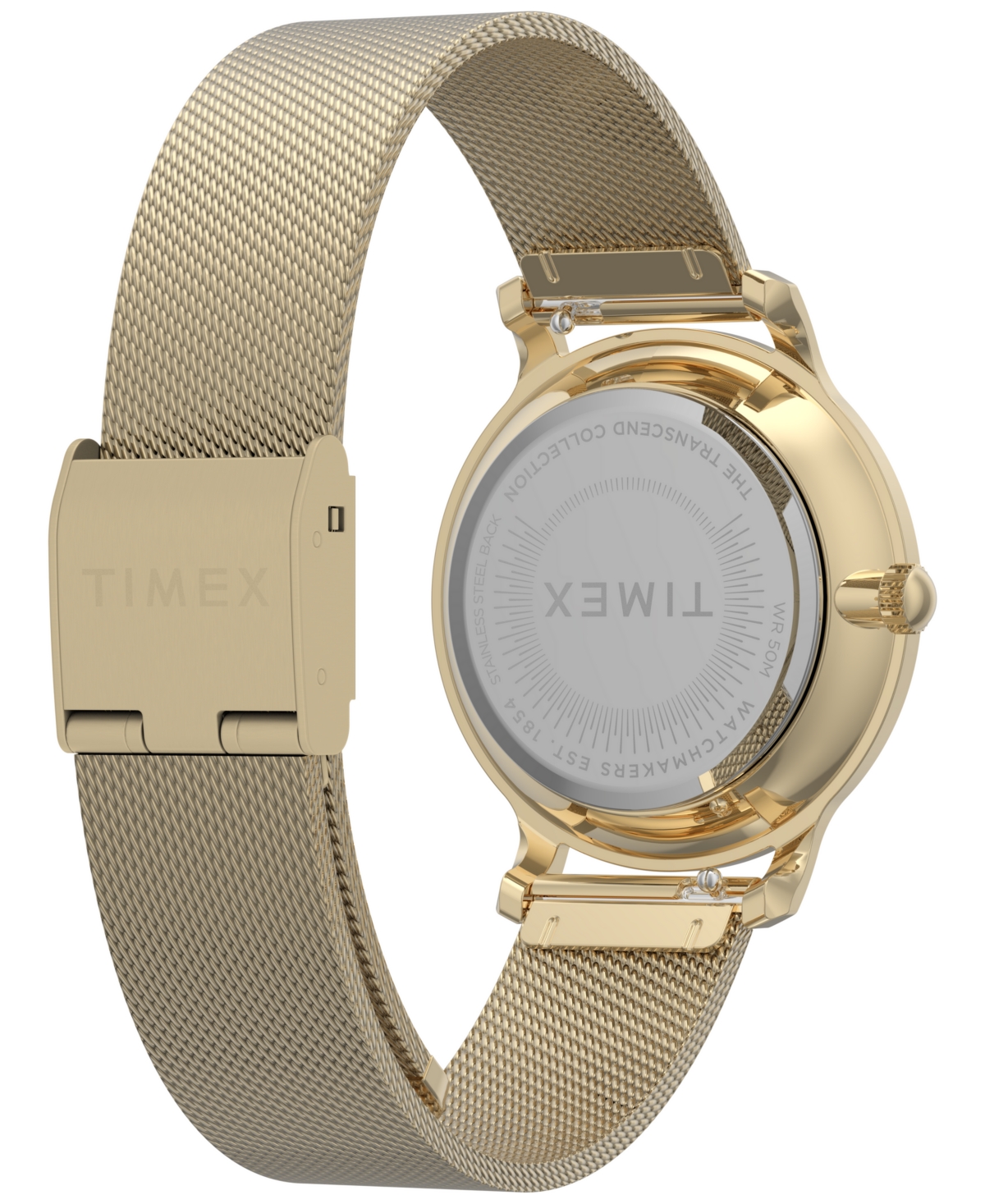 Timex Women's Quartz Analog Gold-tone Stainless Steel Watch, 31mm In Gold