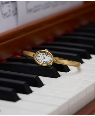 Women's Quartz Analog Gold-Tone Stainless Steel Watch, 19mm