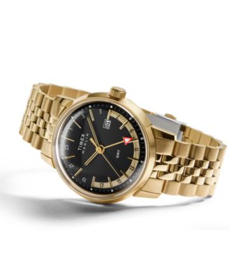 Men's Quartz Analog Gold-Tone Stainless Steel Watch, 40mm