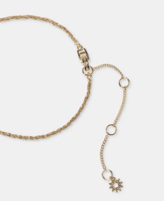 Gold-Tone Mixed Crystal Cluster Statement Necklace, 16" + 3" extender