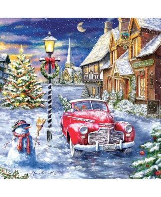 A Red Car for Christmas 500 piece Jigsaw Puzzle for Adults Christmas