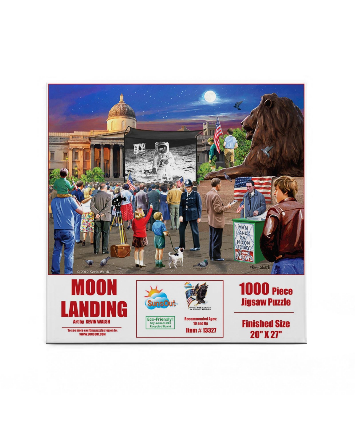 SunsOut Moon Landing 1969 1000 piece Jigsaw Puzzle for Adults