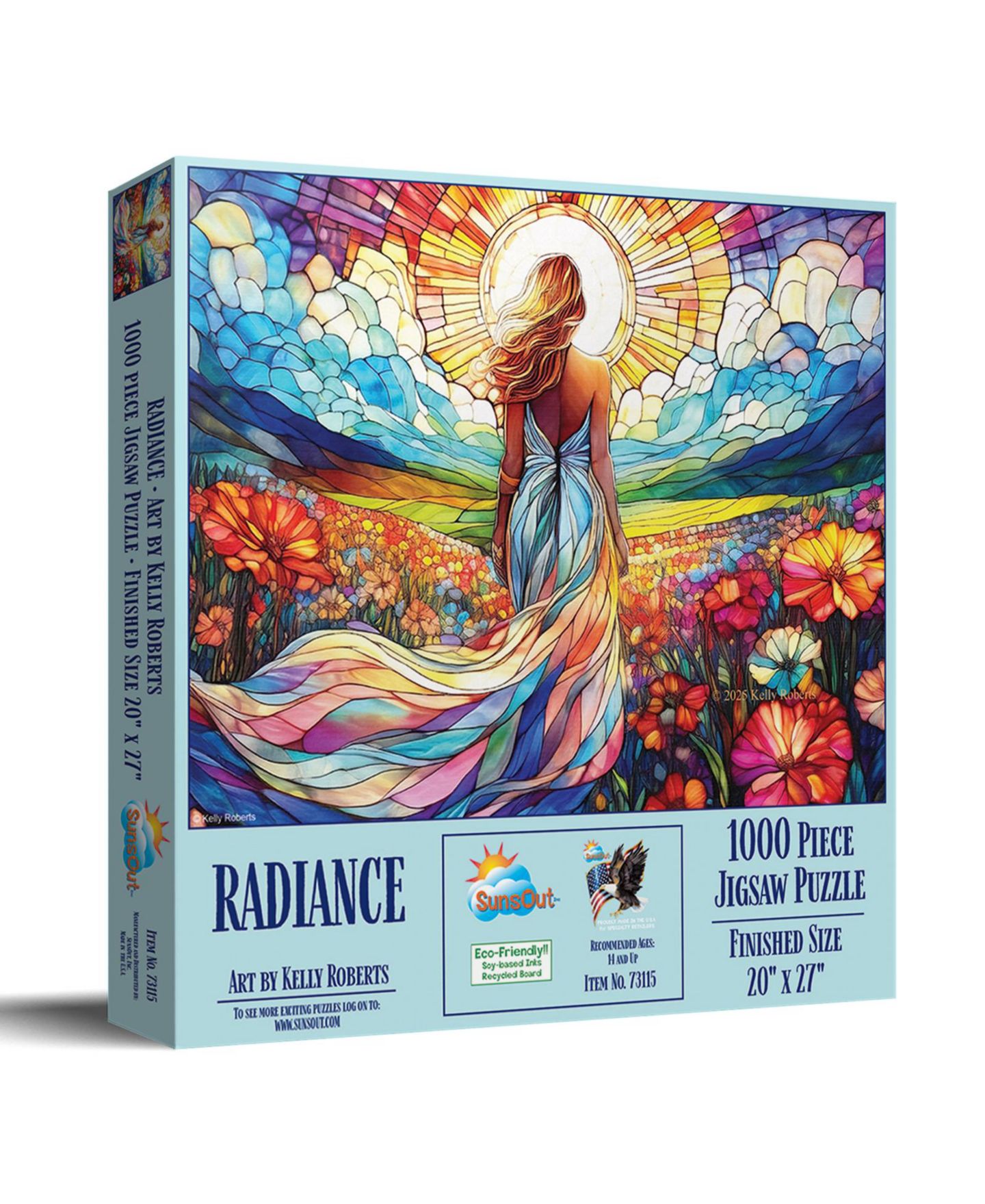 Детский пазл SunsOut Radiance Stained Glass 1000 Piece Jigsaw Puzzle, от 15 лет — фото 1