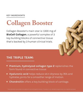Collagen Booster, Skin and Joint Supplement, Supports Healthy Collagen Production, 60 Capsules (30 Servings)