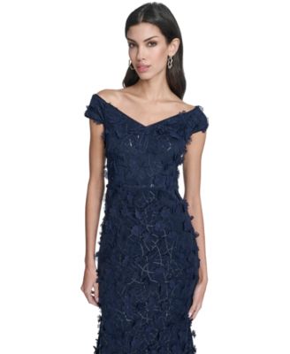 Women's Off-The-Shoulder Maxi Gown