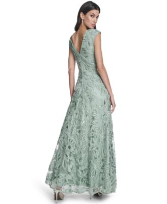 Women's V-Neck Ball Gown