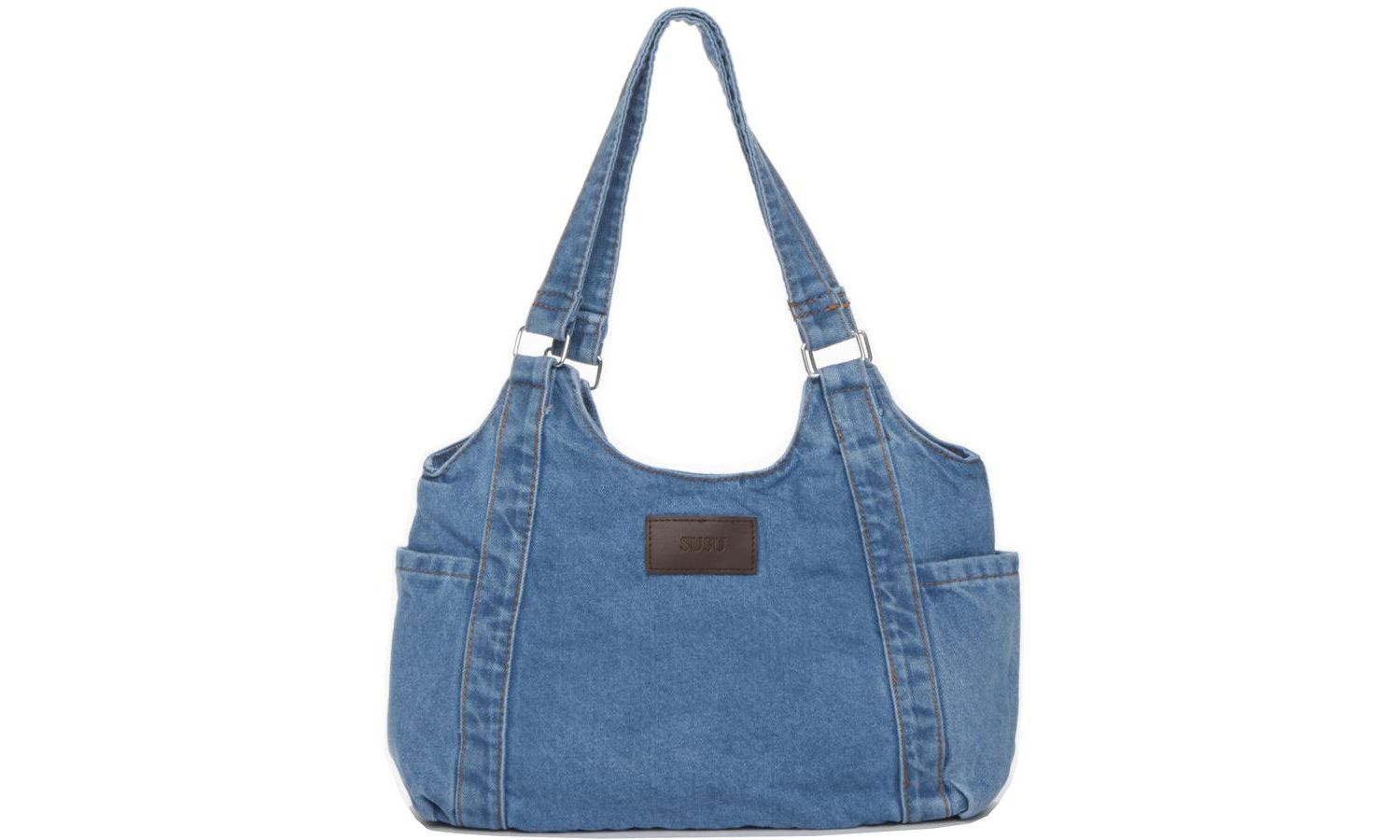 Women's Denim Shoulder Tote Bag Hobo Bag Casual Everyday Purse