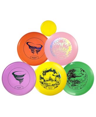 Disc Golf Set 5-Piece Starter Discs with Marker Putter Mid-Range Driver