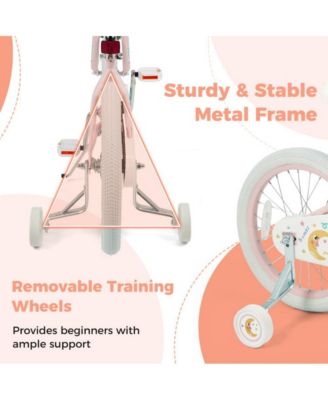 Inch Kids Bike with Adjustable Training Wheels