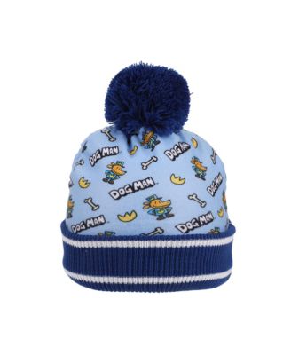 Boys All-Over Character Print Youth 2-Piece Knit Beanie & Gloves Set