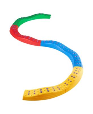 Kids Montessori Balance Beam Set with Non Slip Stepping Boards and Storage Bag