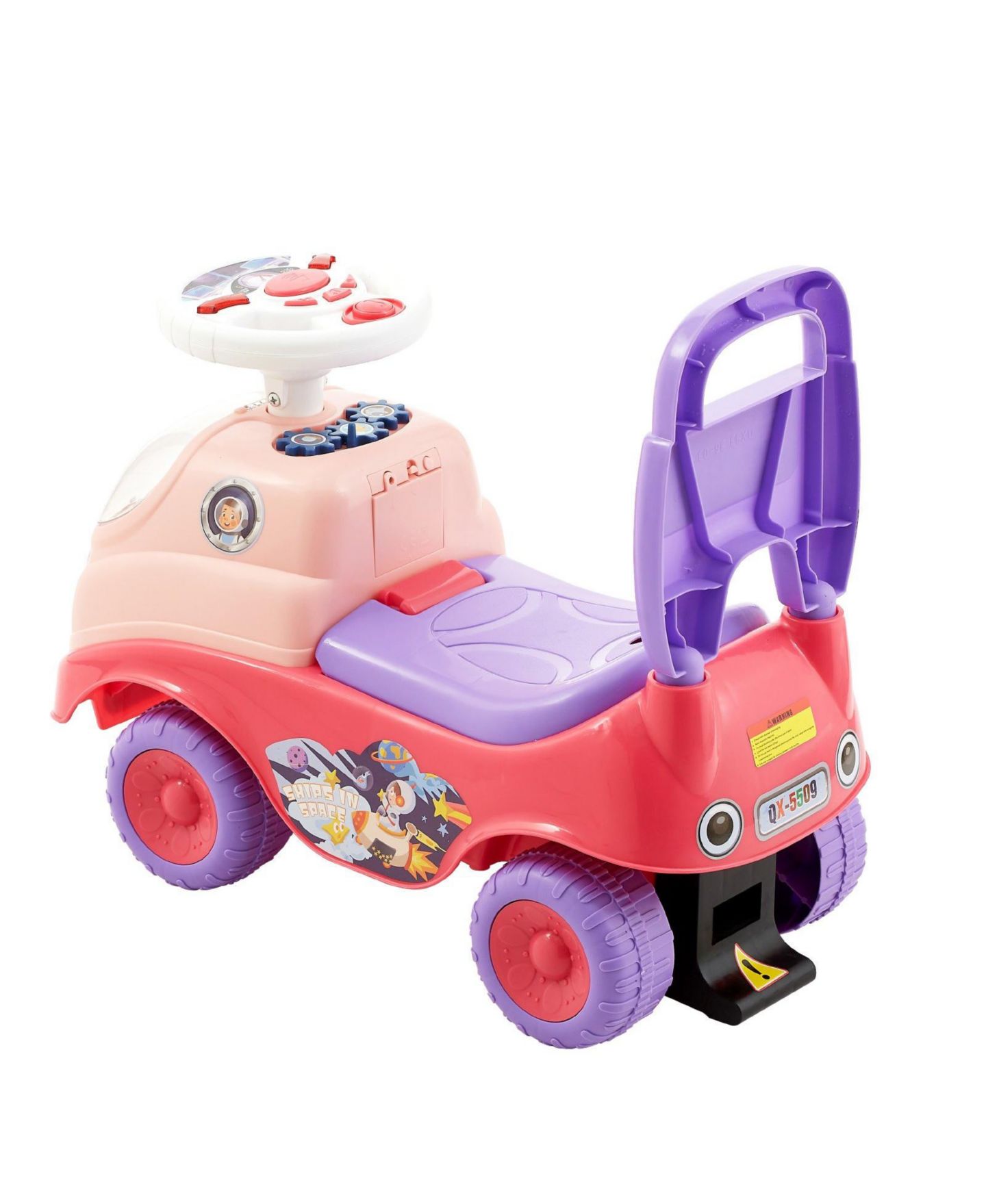 Детская игрушка Mecale Ride On Toddler Foot-to-Floor Push Car, 48.5 lbs Capacity, Ages 19-36 Months, цвет: Розовый — фото 10
