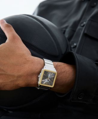 Men's 1917 Swiss Automatic Stainless Steel Watch, 35x5.2mm