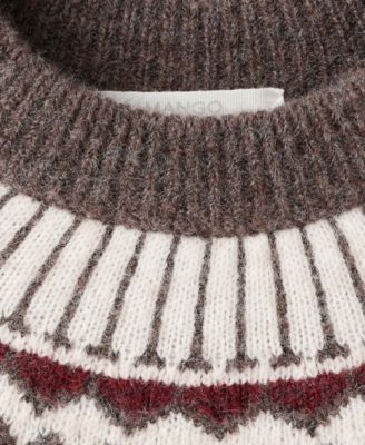 Women's Round Neck Jacquard Pajama