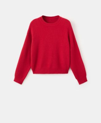 Women's Round-Neck Knitted Sweater
