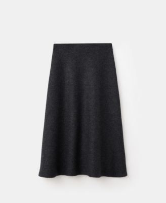 Women's A-Line Wool Skirt