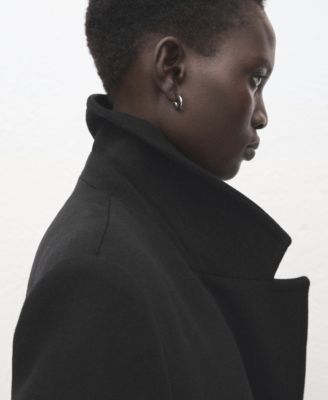 Women's Double-Breasted Wool Coat