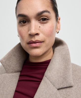 Women's Double-Breasted Wool Coat