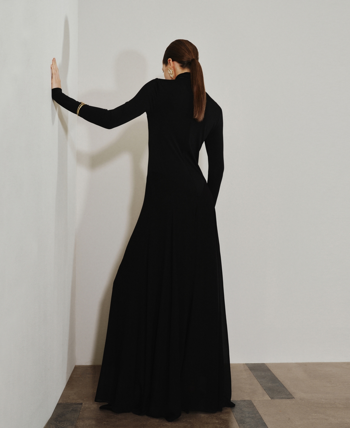 Mango Women's A-Line Turtleneck Dress